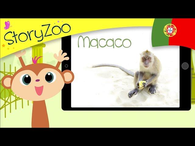 Zoo animals • Childrens First Words • Portuguese