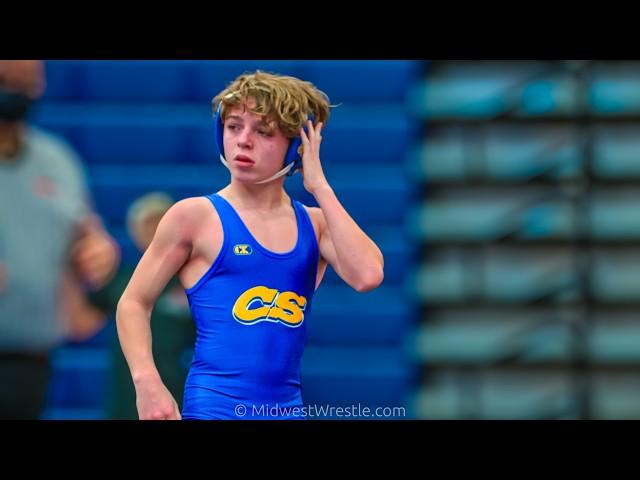 106 – Rocco Hayes {G} of Sandburg IL vs. Ethan Spacht {R} of Bradley Bourbonnais IL