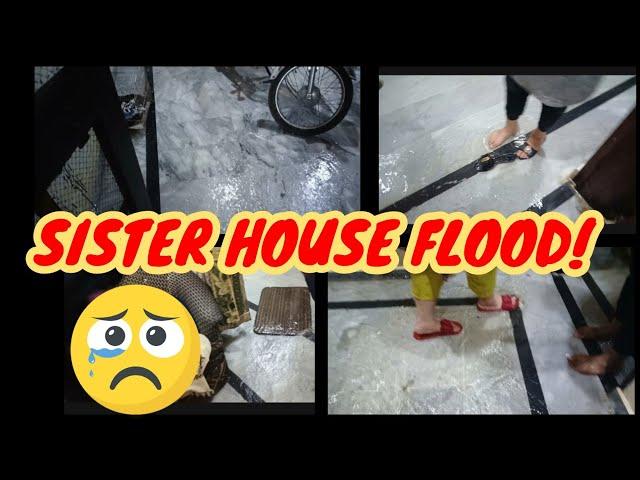 House Flood Caught On Video! Heavy Moter water  FLOODED Our House!