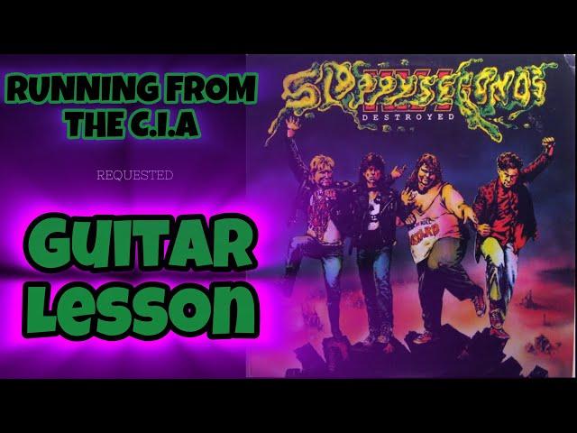 RUNNING FROM THE C.I.A. - SLOPPY SECONDS GUITAR LESSON