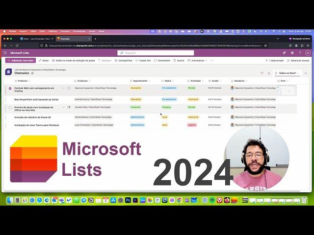 Novidades do Microsoft Lists (2024), por Mauricio Cassemiro