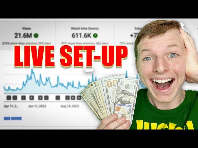 Starting A Cash Cow YouTube Channel (LIVE)