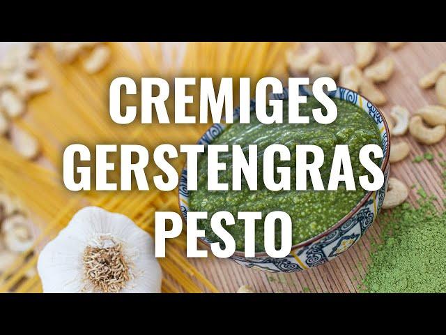 CREMIGES GERSTENGRAS PESTO (Rezept)