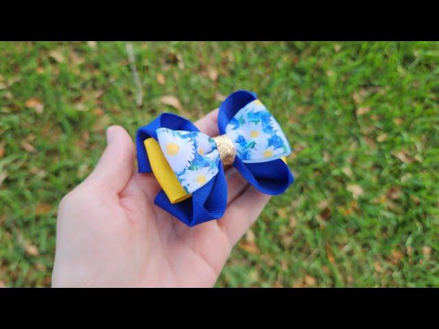 DIY Easy Ribbon Hair Bow | Lazo de Cinta Fácil de hacer