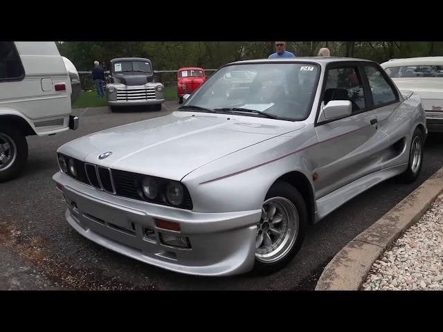 Checking Out Classic Cars With Pam  1986 BMW Gemballa E30  At the 2019 Spring Carlisle  Auction