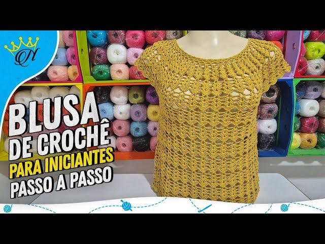 Crochet Blouse for Beginners - Step by Step Prof. Neddy Ghusmam