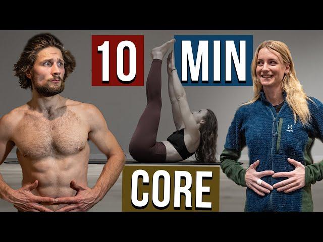 10 minute daily core workout (follow-along with pro climber Matilda Söderlund)