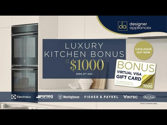 Designer Appliances | Luxury Kitchen Bonus Catalogue