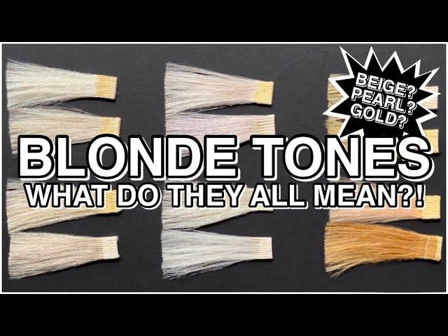 Hair Color Theory Ep 6 - Baffled by BLONDE tones? From BEIGE to ICY, breaking it down, with FORMULAS