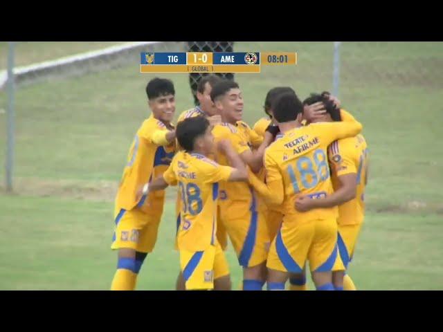 Tigres vs America | Sub-23 | Semifinal vuelta | Resumen 3-0 | Apertura 2024