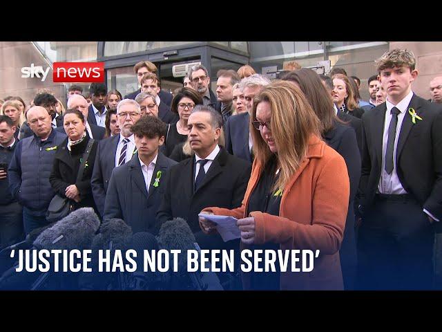 Nottingham attacks: 'Justice has not been served' - says family of victim outside court