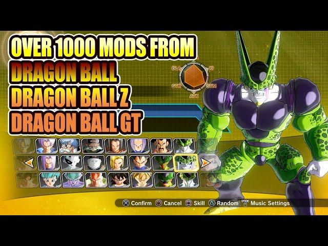 The Largest Modded Roster You Could Ever Wish For - Dragon Ball Xenoverse 2 Mods