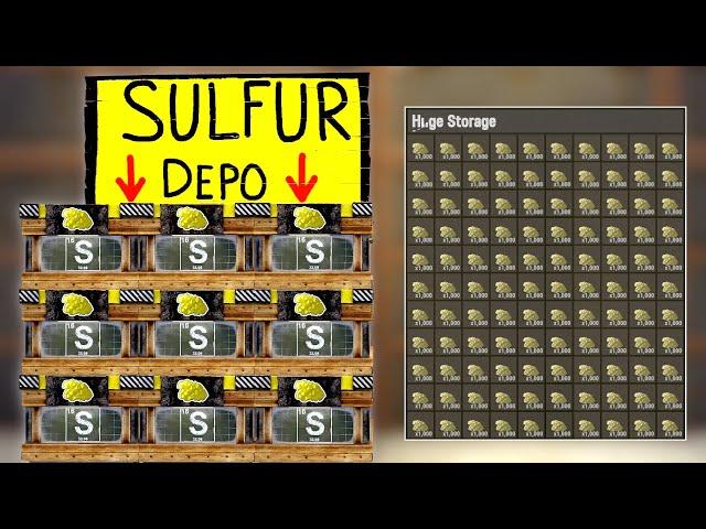 solo raiding [THC] clan's MULTI-MILLIONAIRE sulfur BANK!