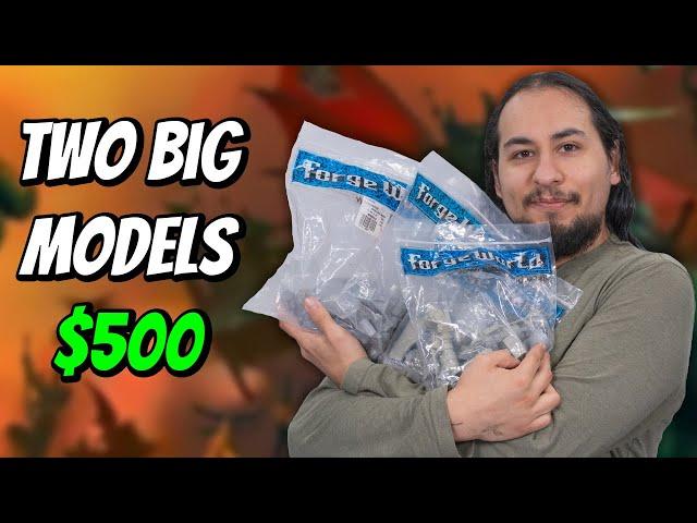 I Built TWO Big $500 Forge Worlds Models!