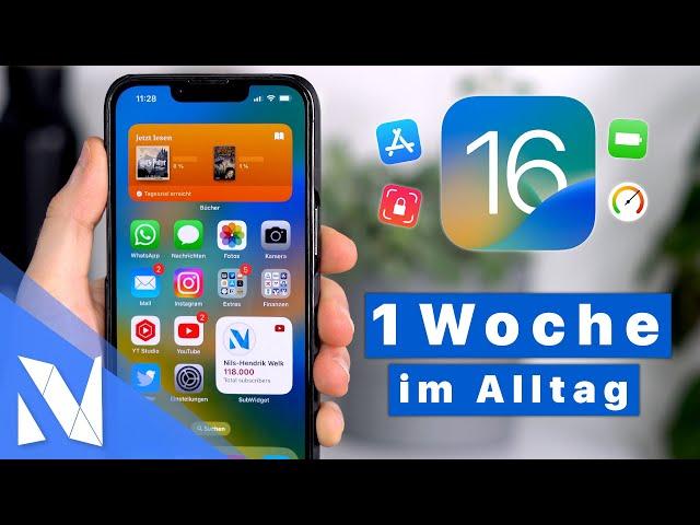 iOS 16 Beta 1 - FAZIT nach 1 Woche im Alltag (Akku, Banking-Apps, etc.) | Nils-Hendrik Welk