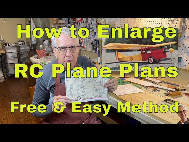 How to Enlarge RC Plane Plans Free and Easy Method