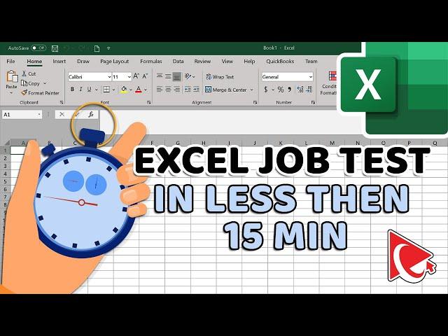 How to Pass Excel Employment Test In Less Then 15 Minutes