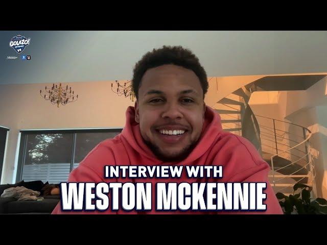 Weston Mckennie discusses Man. City goal, his charity organization & more! | Golazo Matchday