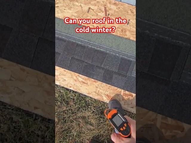 Will roof shingles seal down if installed in the winter