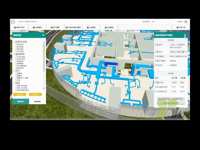 BIM Operation Platform Supported by SuperMap 3D GIS