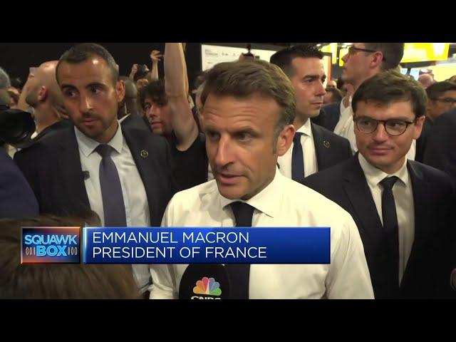 Macron: I think we need global regulation on A.I.