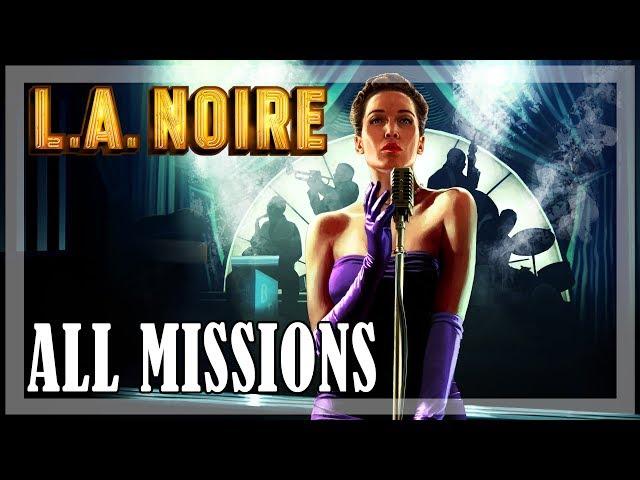 L.A. Noire - All Cases | Full game, 5 Stars