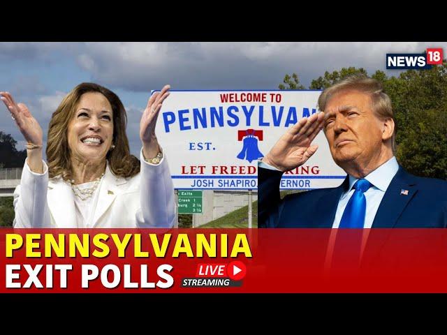 Pennsylvania Exit Polls Live | Pennsylvania Election Results Live | Trump Vs Kamala | US Elections