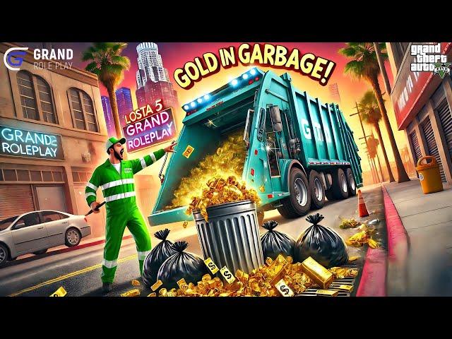 GOLD IN GARBAGE | GRAND RP GTA 5 LIVE