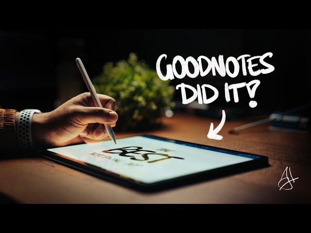 The BEST Digital NoteTaking Experience on iPad - Goodnotes Updated the Fountain Pen!