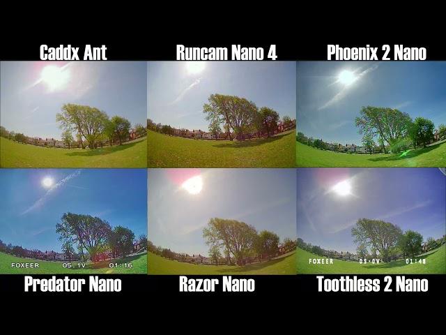 Testing Nano FPV Cameras 2021 - Runcam, Caddx, Foxeer