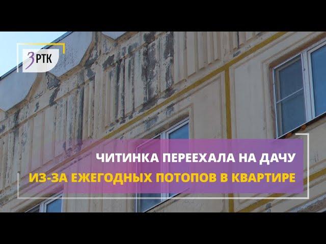 Читинка переехала на дачу из-за ежегодных потопов в квартире