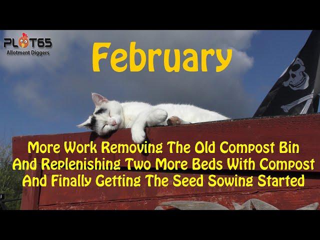 More Work Removing The Old Compost Bin And  Finally Getting The Seed Sowing Started...