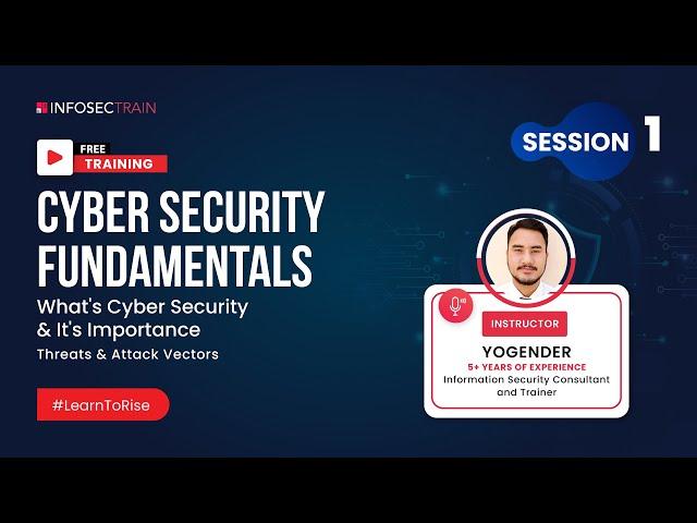 FREE Cyber Security Tutorial |  Cyber Security Training for Beginner (PART 1)