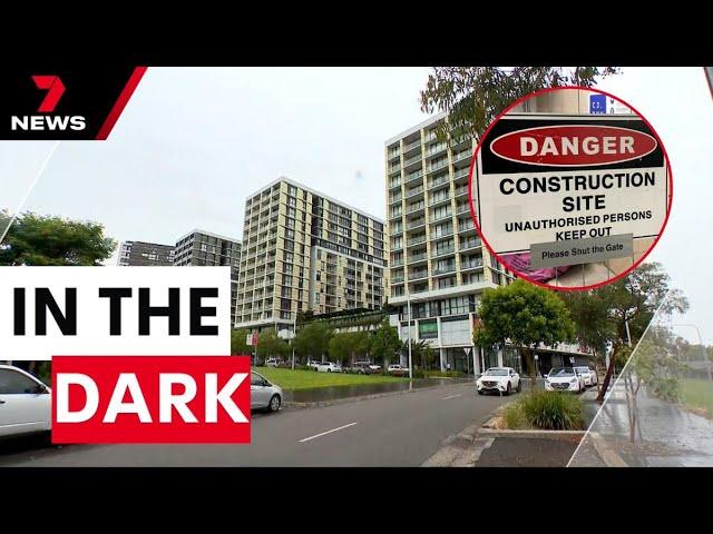 Damage to concrete parts detected at Macquarie Park's newest apartments | 7NEWS