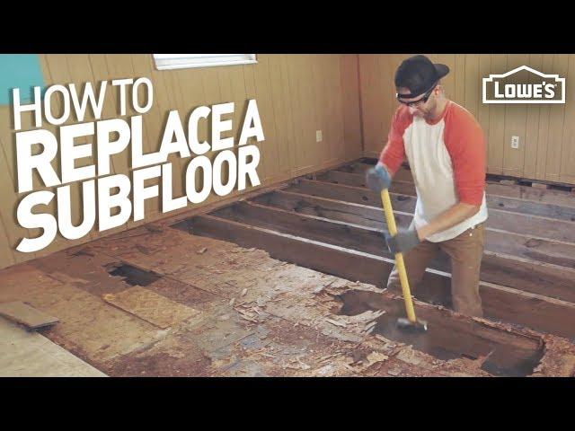 How to Remove and Replace a Rotten Subfloor