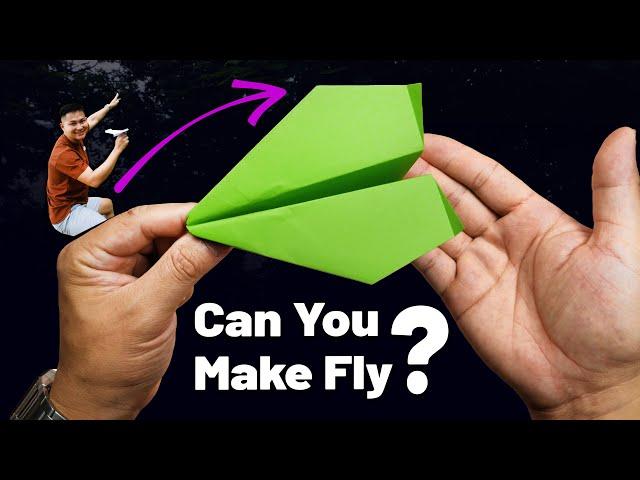 Paper Airplane Challenge: Can You Make It Fly?