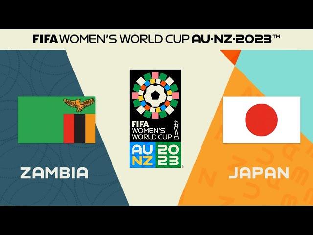 ZAMBIA vs JAPAN ᴴᴰ 22.07.2023 - FIFA Women’s World Cup 2023 | FIFA 23