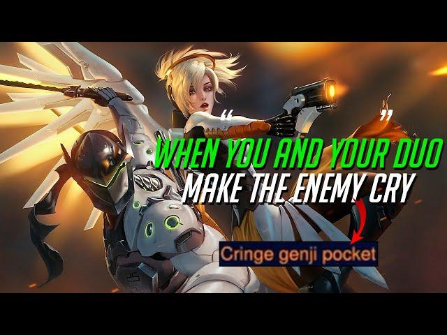 We Made The Enemy Team Cry To Genji + Mercy - Console Genji Gameplay