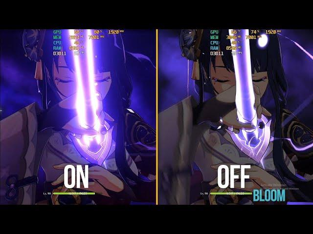 GENSHIN IMPACT 4.0 GRAPHIC SETTING COMPARISON