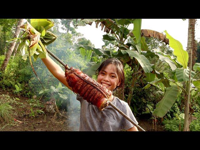 Lechon Belly to fill our stomach + Celebrating New Year 2023 | Countryside Life in Bohol Philippines