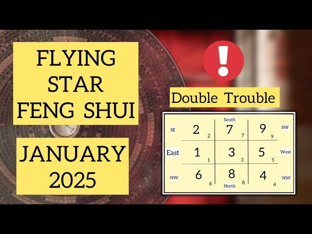 JANUARY 2025 ⭐️ FLYING STAR FENG SHUI FORECAST ⭐️