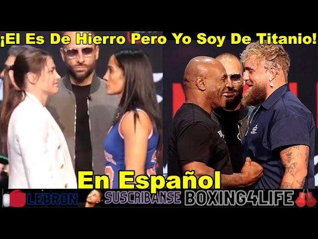 Esto Fue Lo Que Dijo Mike Tyson Y Jake Paul Y Amanda Serrano Vs Katie Taylor En Conferencia Prensa