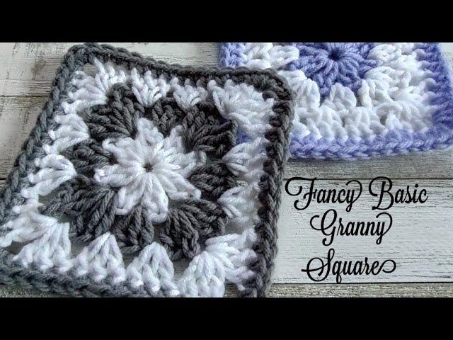 "Fancy Basic" Granny Square | Crochet Granny Square | Perfect For A Beginner | Crochet | Craft