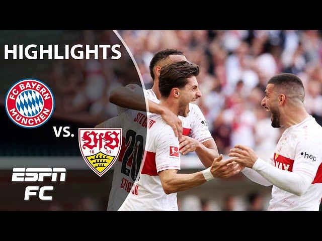 STATEMENT WIN  Stuttgart vs. Bayern Munich | Bundesliga Highlights | ESPN FC