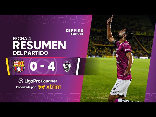 Barcelona SC 0 - 4 Independiente del Valle / Fecha 4 / LigaPro Ecuabet conectada por Xtrim