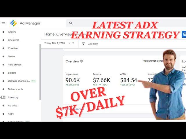 OVER $7K USD Daily ADX LOADING Strategy | Latest Google ADX Arbitrage Loading Method