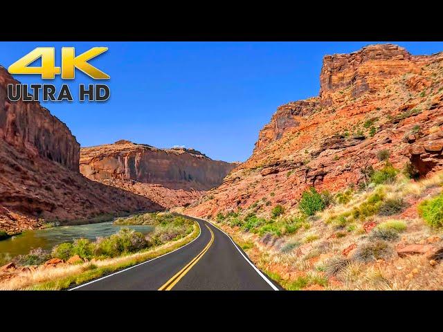 Moab Utah to Grand Junction Colorado Complete Scenic Drive 4K