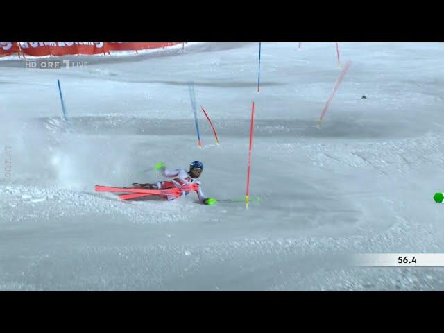 Alpiner Ski-Weltcup | Slalom | Schladming | OUT | Marco SCHWARZ | 2. Lauf | 2020