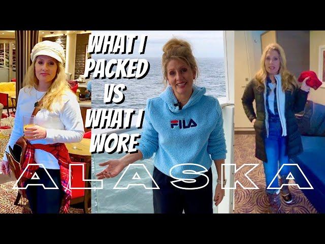 Packed vs Wore: My ALASKA Cruise Outfit Diary