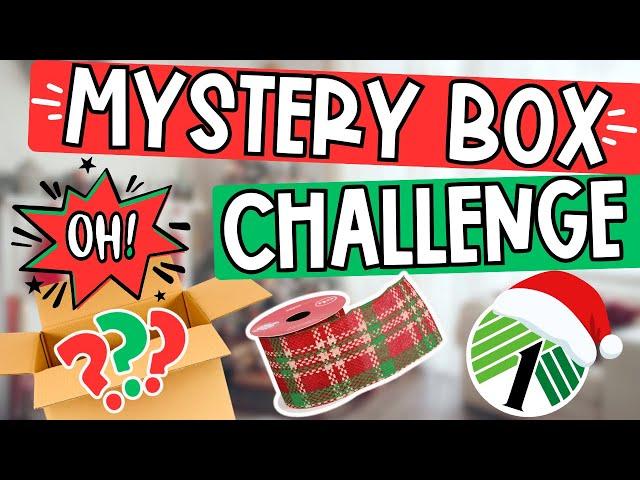 MagicalChristmas Home Decor DIYS & Crafts on a Cheap Budget! Dollar Tree Mystery Box Challenge